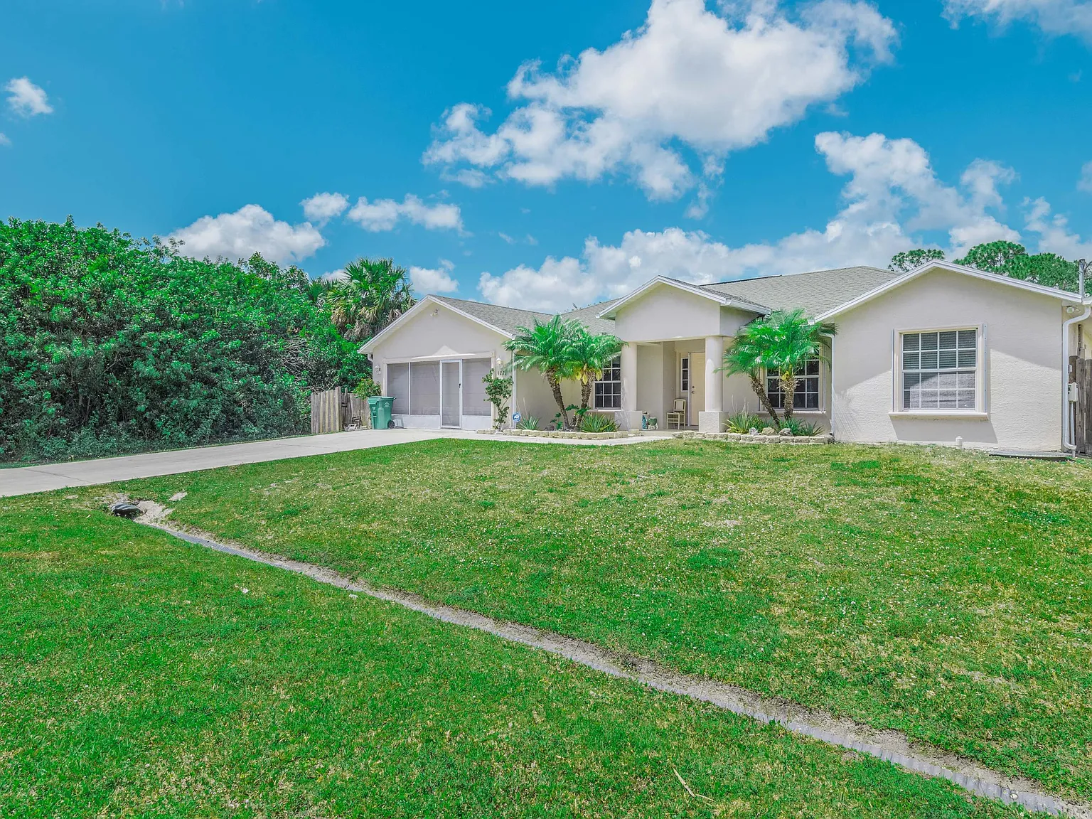 Unique Loving Home Care — wide yard and Florida landscaping